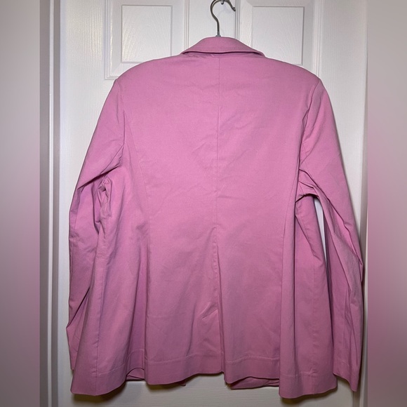 Lane Bryant The Bryant Blazer Pink Dusty Rose Size 16 Single Button - Picture 7 of 10
